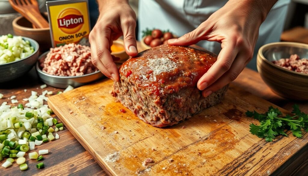 meatloaf shaping meatloaf shaping