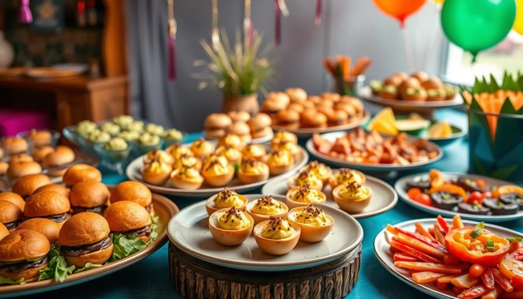 Serving armadillo eggs with party food ideas Serving armadillo eggs with party food ideas